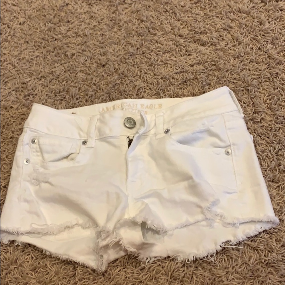 White jean shorts!!!